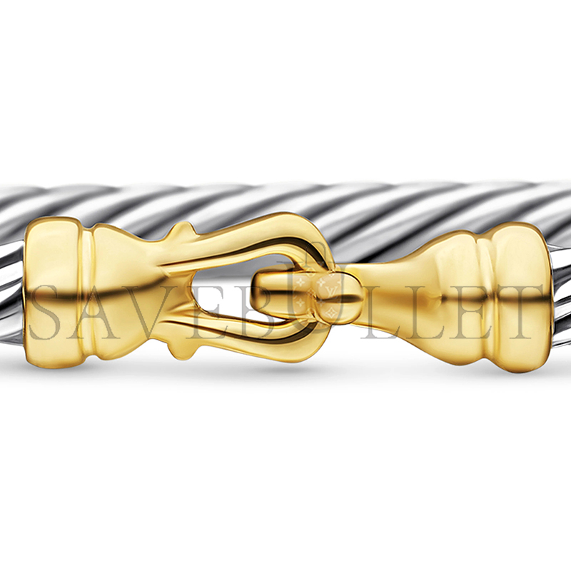 dau1d Yvrm*n buckle classic cable bracelet b09543 s8
